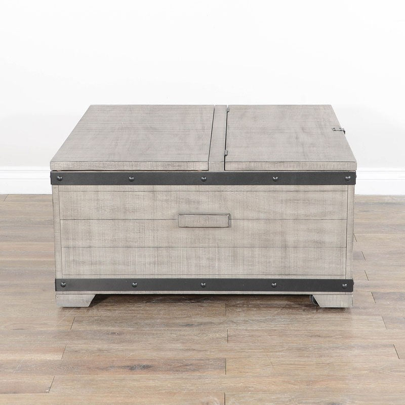 Alpine Grey Lift Top Storage Coffee Table