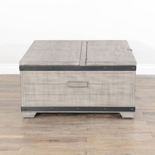 Alpine Grey Lift Top Storage Coffee Table